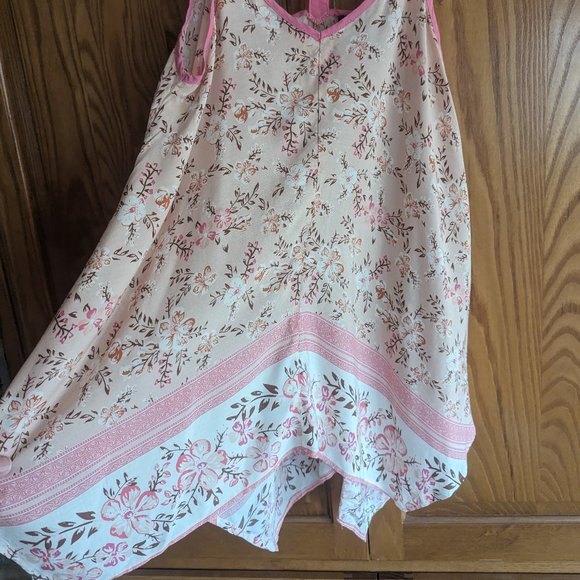 Heyson Size Small Tunic Cream and Pink - Picture 2 of 10